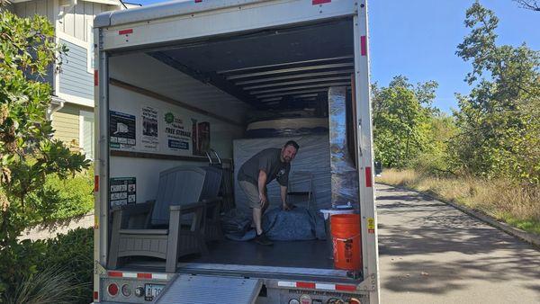 Loading a uhaul for a long haul