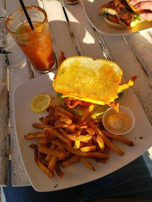 Soft shell crab blt