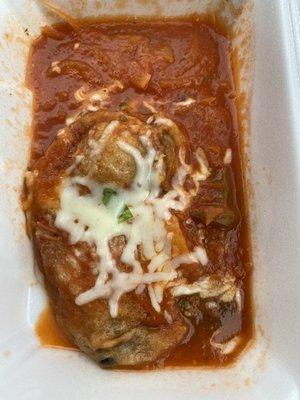 Chile relleno, tasted old