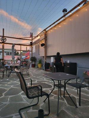 Patio sitting area