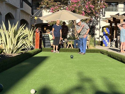 Bocce is fun for all ages