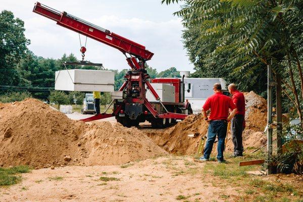 septic tank install