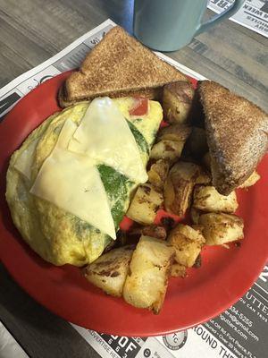 Veggie omelet