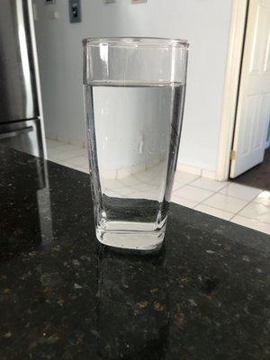 Crystal clear Ameritek filtered water