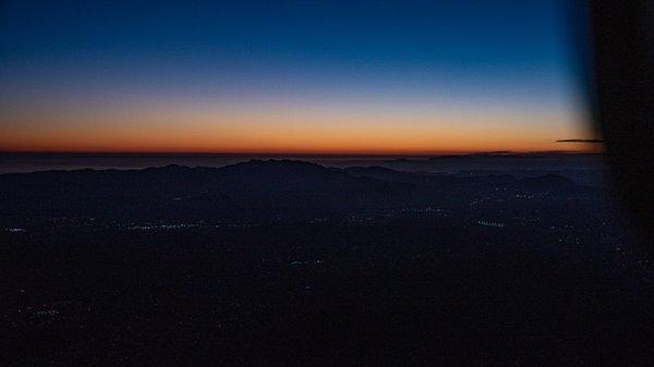 Nothing like a So Cal winter sunset from 4500 ft!