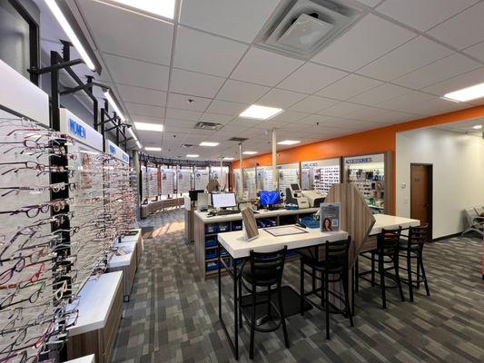 Store Interior at Stanton Optical Store Irving TX 75062