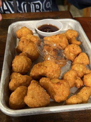 Deep fried cauliflower