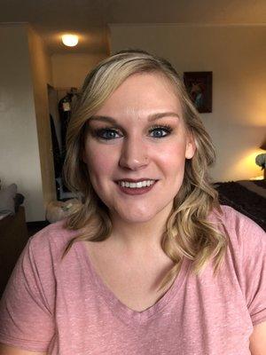 bridal party makeup; by Kristy and Jessica