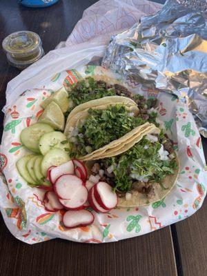 Carne asada tacos (3)