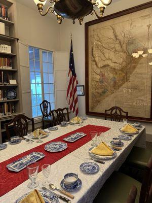 Another view of the table setting