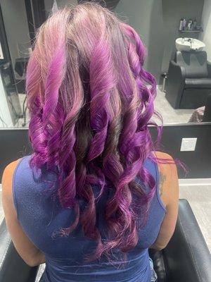 My recent hair colors and styles by Landon