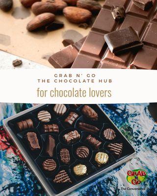 Chocolate Is The First Love Ever!
Grab Yours @ Grab N' Go
'A Little Convenience For Everyone'