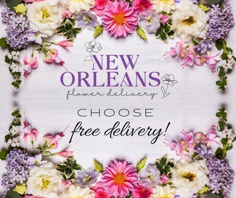 Free delivery in NOLA