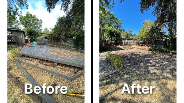 Deck and hot tub demo and removal