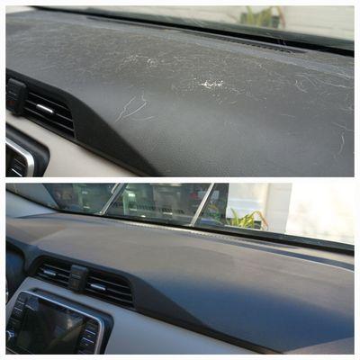 Express Detail with pet hair clean up on a Nissan Versa