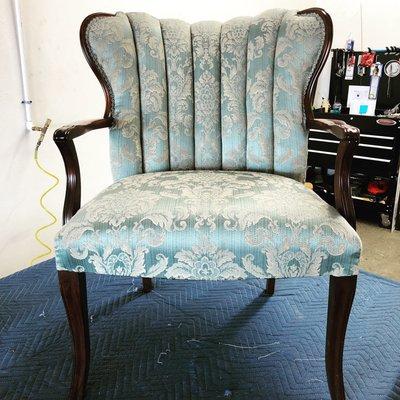 Reupholstered Accent chair