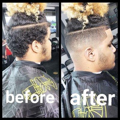 Bald fade by Jj the barber