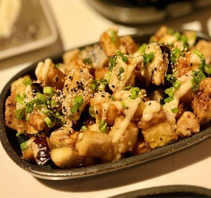 Miso fried eggplant