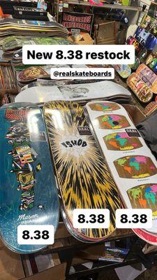 Skateboard deck selection best at mojo