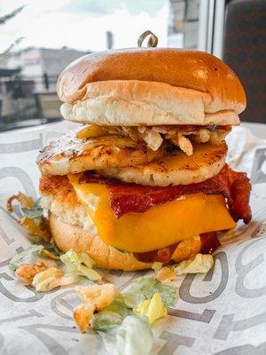 Hawaiian BBQ Pineapple Burger