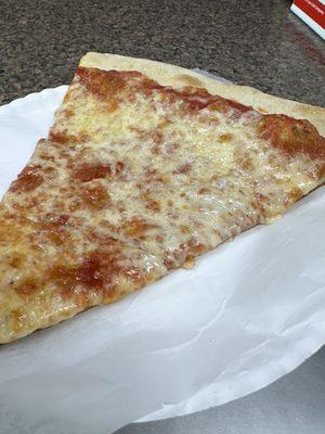 Slice of cheese pizza