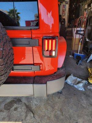 New LED Taillights for Jeep Wrangler 2017 sold and installed @gmxmotorsports