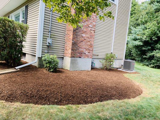 Edging and mulching