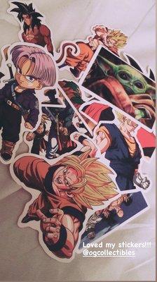 Scored some pretty rad DBZ and Baby Yoda Stickers!!!! Only $1 each.