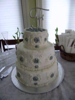 Silver Anniversary Cake