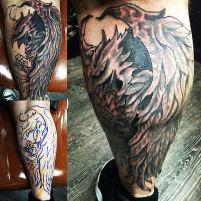 Freehand Phoenix by Frank Cassara