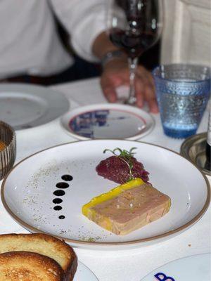 Duck foie gras terrine