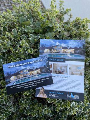 If you are in real estate sales, we are an amazing resource.  We stock many supplies for open houses, custom branding and signage, and print