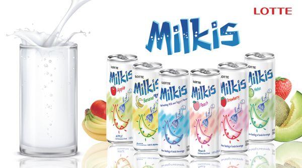 Now, Milkis has 6 different flavors