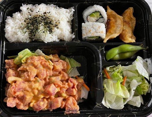 Spicy Ahi Poke Bento