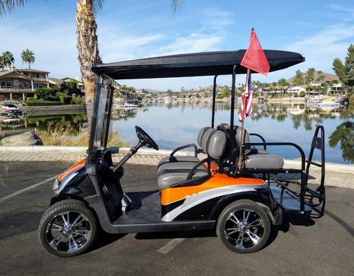 Golf cart detailing Newport Beach