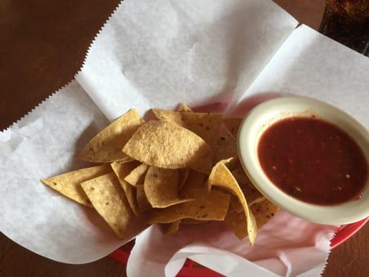 Chips and salsa.