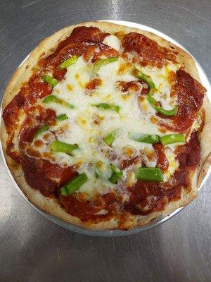 One of our yummy pizzas