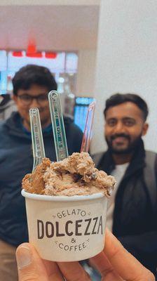 Dulce De Leche Chip (left) Hazelnut Crackle (right)