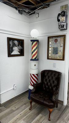 Antique Barberpole in the South Downtown Orlando area