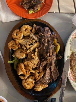 Mix of 3 Fajitas