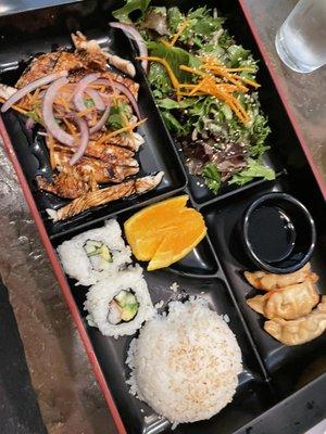 Lunch special chicken teriyaki bento box