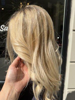 Beautiful blonde highlights