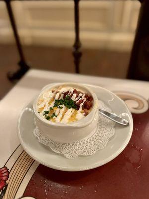 IG: @foodsnoblegacy  Baked Potato Soup