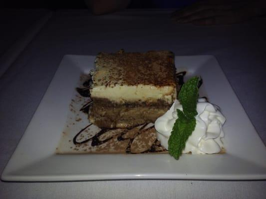 Tiramisu for dessert