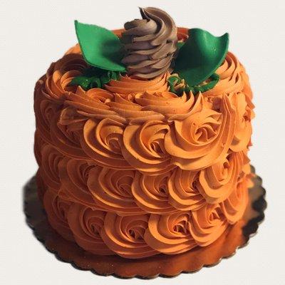 Fall themed Pumpkin Cake