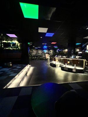 Lower floor bar/dance area