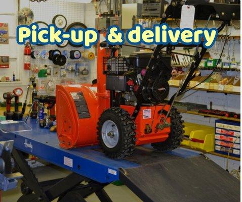 pick-up & delivery