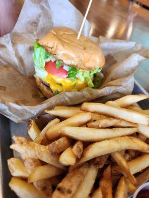 Burger  and Fries