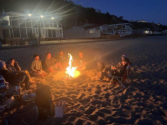 Summer Yoga and bonfires in Santa Cruz/Aptos.