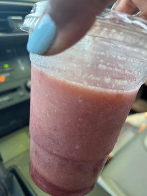 Perfect day for a strawberry smoothie